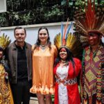 Leonardo DiCaprio Instagram - I was honored to spend time with Sônia Guajajara, Brazil's Minister of Indigenous Peoples, Célia Xakriabá, Member of Brazil's Chamber of Deputies, and Lily Gladstone, Actor in Killers of the Flower Moon at the event in Cannes, France to support the Indigenous people leading the conservation of the Amazon rainforest. My organization @rewild and our partners stand with Brazil's +900,000 Indigenous people from 300 Indigenous groups. Photo: @leo.otero