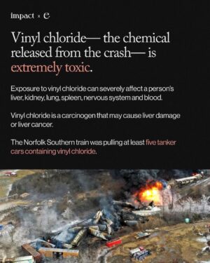 Leonardo DiCaprio Instagram - Repost from @environment
•
The toxic chemical release in East Palestine, Ohio could be the largest environmental disaster in U.S. history. 

Animals are dying, people are complaining of nausea, headaches, and burning eyes, and residents are fearing for their safety after a train derailment released chemicals in East Palestine, Ohio. 

We may not know the full extent of damage from this extreme environmental disaster for years. 

Norfolk Southern and the government must be held responsible. 

This content was made by @Environment. Follow @Environment for more climate news and resources. 

🌎 Written by @ashleybarriientos
🍃 Design by @crstnpark