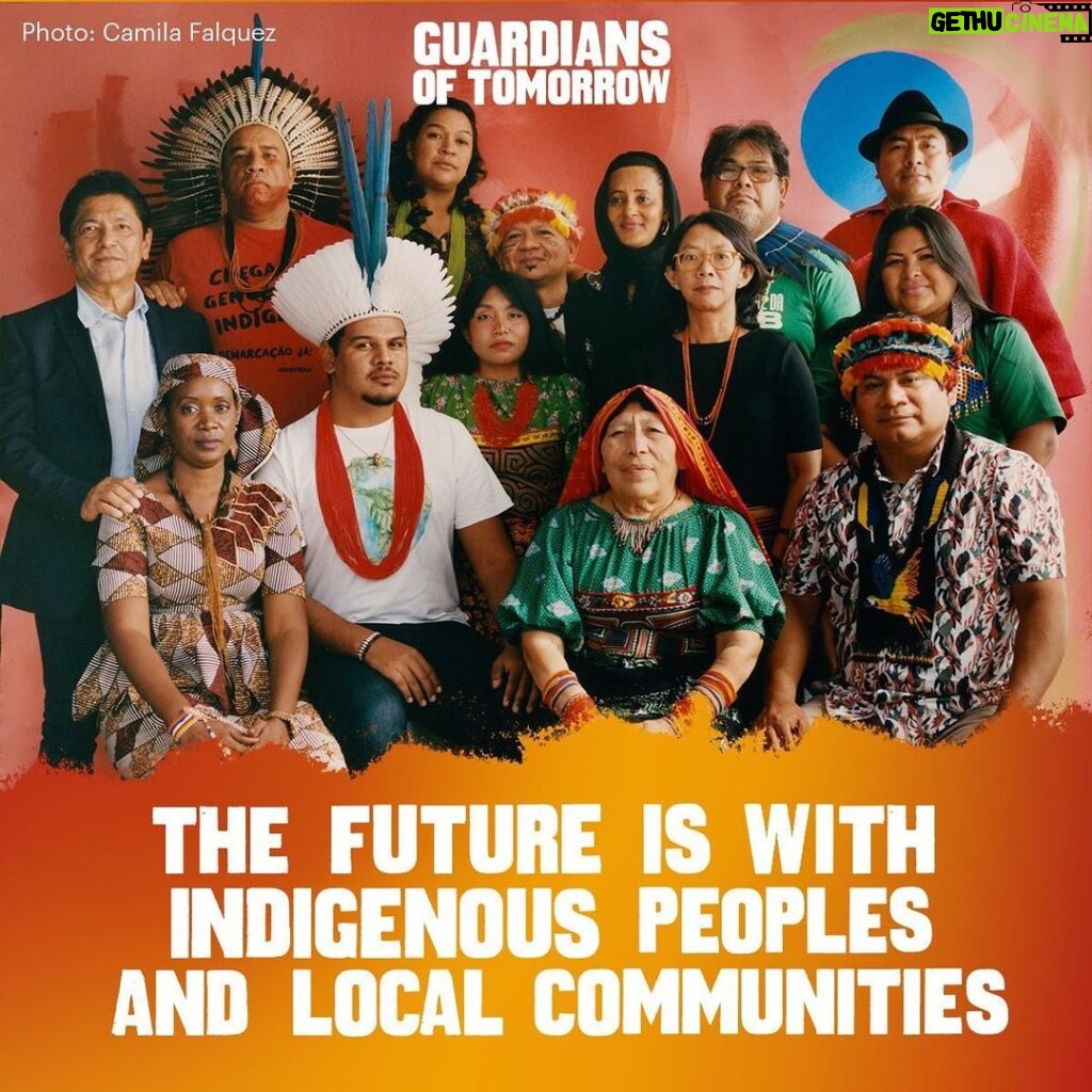 Leonardo DiCaprio Instagram - Acknowledging the fundamental work of Indigenous peoples and local communities in protecting the Earth. They keep hope alive for a bright future. Despite all odds and threats, science has proven that they are the most effective #GuardiansOfTomorrow. They need more support to defend their rights and lands. They have and are still putting themselves on the frontlines to tackle the climate crisis. Let Indigenous peoples and local communities lead. Follow @globalalliancet to learn more. 📷: @camilafalquez