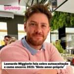 Leonardo Miggiorin Instagram - 🎭 #LeoMiggiorin chega ao fim de 2023 com um sentimento de muita plenitude. Agora, em dezembro, o ator mineiro de Barbacena termina a primeira parte de apresentações de #TheBoysIntheBand (@theboysintheband_br), espetáculo teatral que recria um encontro de amigos gays no fim da década de 1960 em Nova York. 🏳️‍🌈 Conhecido por dezenas de trabalhos na TV, o artista, em entrevista ao @gayblogbr, falou mais sobre Donald, seu personagem na montagem adaptação da peça norte-americana, e como lida com o stalking no mundo gay. 🔗 Leia a #entrevista na íntegra em www.gay.blog.br Entrevista