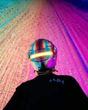 Lewis Hamilton Instagram - LIMITLESS ⚙️ Worked with @hajimesorayamaofficial on this helmet and so proud of how it came to life !! I’ve been a fan of him and his work for a long time and since the dawn of launching @plus44world, collaborating with him has been a personal goal of mine. Can’t wait for you all to see it on the track ✨ Photos by @13thwitness