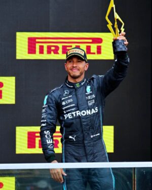 Lewis Hamilton Instagram - P3 after an intense weekend. Definitely had fun out there, and amazing to be a part of an all champs podium. We’re getting there as a team. We know where we need to be and we know it’s coming. Much love to the fans who endured the rain with us, til next time Montreal 🇨🇦~