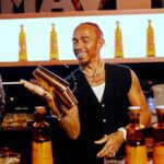 Lewis Hamilton Instagram - Cheers to everyone who stopped by the @almave bar yesterday 🥃✨ Bar’s open all weekend in Vegas, stop by and give it a try