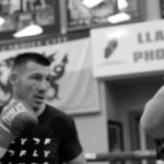 Liam Williams Instagram - Snip from todays pad work with the boss man @thelockettman 💥🥊 #machine Cardiff