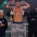 Liam Williams Instagram – Weigh in done ✅
–
164lbs – 11st 10

Can’t wait to get in there tomorrow live on @tntsportsboxing .. make sure you tune in guys.. it’s gonna be fireworks!
–
Expected on live 8:30pm

#teamwilliams #machine London, United Kingdom