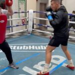 Liam Williams Instagram - Saturday morning graft ✅ - Great finish to the week drilling things that me & @thelockettman been working on making better! - I still have tickets available for those who want to come & show support. Should be a great night of boxing live on @channel5_tv #machine #thereturn 🥊 Cardiff
