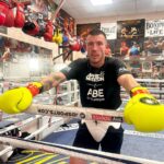 Liam Williams Instagram – Some nice sharp rounds sparring this morning.
–
9 days time the real work goes in!
–
Cannot wait to be back under them lights! #machine 💥💥