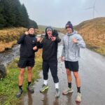 Liam Williams Instagram – Mountain Mileage with the lads this morning & @brett.parry82 on his rusty bike 🚲🤣
–
#machine Maerdy Mountain