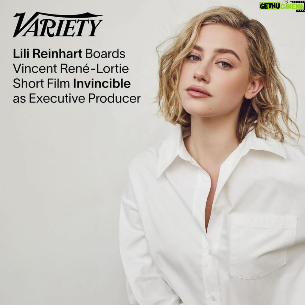 Lili Reinhart Instagram - I’m so honored that my production company is an exec producer of this Oscar shortlisted short film, Invincible, directed by @vincentrenelortie. This beautiful, heartbreaking film that centers on mental health could not be more timely or important. It’s crucial to continue the conversation on behalf of those who aren’t here to do it themselves. The link to the film will be featured in a highlight story on my profile.