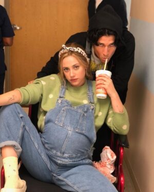 Lili Reinhart Instagram - In honor of #LOOKBOTHWAYS being #1 across the board, here are some bts treasures