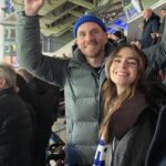 Lily Collins Instagram - Cheering on our home away from home team! Such an INSANE game and wildly fun evening — congrats @fc_kobenhavn!…