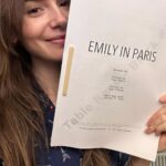 Lily Collins Instagram - Did someone say Saison Quatre?! Finally reunited with my @emilyinparis fam back in Paris and it feels so good. Although, I may need to brush up on my selfie skills for Emily’s sake…
