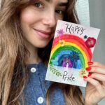 Lily Collins Instagram - Can’t rain on this parade. Happy Pride from Helsinki!… Helsinki, Finland