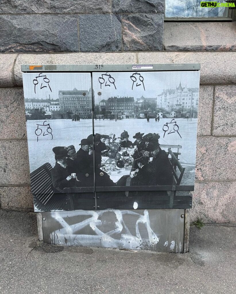 Lily Collins Instagram - Street art scrapbook — Helsinki edition…