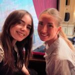 Lily Collins Instagram - A girl’s night at the opera…