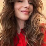 Lily Collins Instagram - It’s the season of good cheer and good hair. Happy holidays from me and my @livingproofinc fam!…