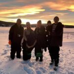 Lily Collins Instagram - This past weekend 4 friends and a baby took 2 flights on a mission to accomplish a #1 on our bucket lists while wearing 7 layers in -15 degrees Celsius. Well, mission accomplished, hearts extremely full, and minds truly blown!…