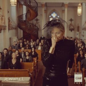 Lily Cowles Instagram - Avoid crowds, sharpen psychokinesis, and explore the expanse of the universe from the from the comfort of your very own home TONIGHT as Season 2 of Roswell, NM premiers at 9/8c on the CW! @cwroswellnm @thecw