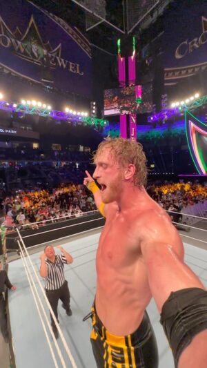 Logan Paul Instagram - THROUGH THE TABLE @WWE