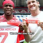 Logan Paul Instagram - Another surprise @KSI 🥳 @drinkprime @fcbayern