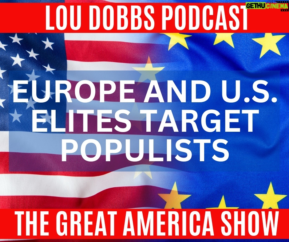 Lou Dobbs Instagram - Jim Hoft describes the assassination attempt on a populist leader in Germany who is standing up to the globalists and open border advocates. He says it reminds him of the persecution of Donald Trump & his supporters. Join us on #TheGreatAmericaShow -- LINK IN BIO!
