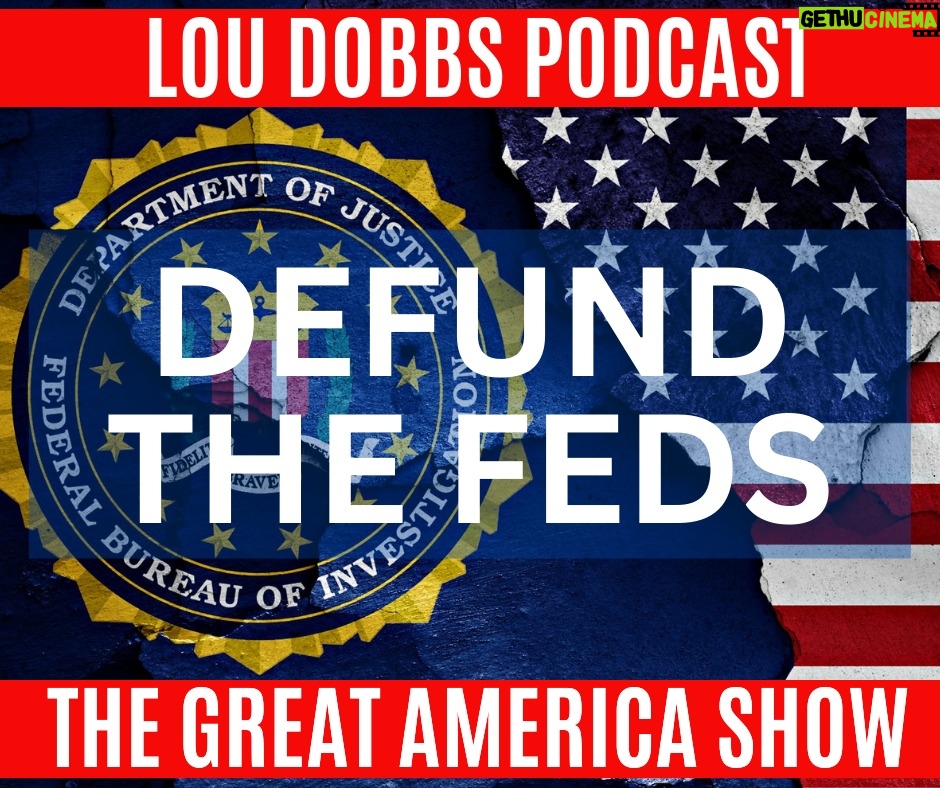 Lou Dobbs Instagram - Tom Fitton says it's time to defund the prosecutions of Trump and & Americans, defund the censorship of tens of millions of Americans & protect the military from the Marxist propaganda forced on them. Join us today on #TheGreatAmericaShow -- LINK IN BIO!