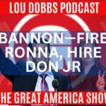 Lou Dobbs Instagram – Steve Bannon says the RNC is a disaster. They’re not raising money and Trump has to call for Ronna to step down. He even has a great replacement for her. Donald Trump Jr knows what his father has given up to run again. Join us on #TheGreatAmericaShow — LINK IN BIO!