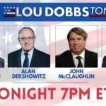 Lou Dobbs Instagram – Join us tonight for #LouDobbsTonight. We have an action-packed show planned with Dr.Peter McCullough, Alan Dershowitz, John McClaughlin and Congressman Brian Babin. Join us on Twitter and Rumble at 7PM sharp!