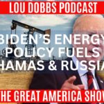 Lou Dobbs Instagram - The Biden Admin. released sanctions on Iran’s ability to sell oil and generate cash for terrorism to fund Hamas. Biden did the same with Ukraine, allowing Russia to use energy as leverage over Europe. Join Lou and Congresswoman Claudia Tenney on #TheGreatAmericaShow -- LINK IN BIO!