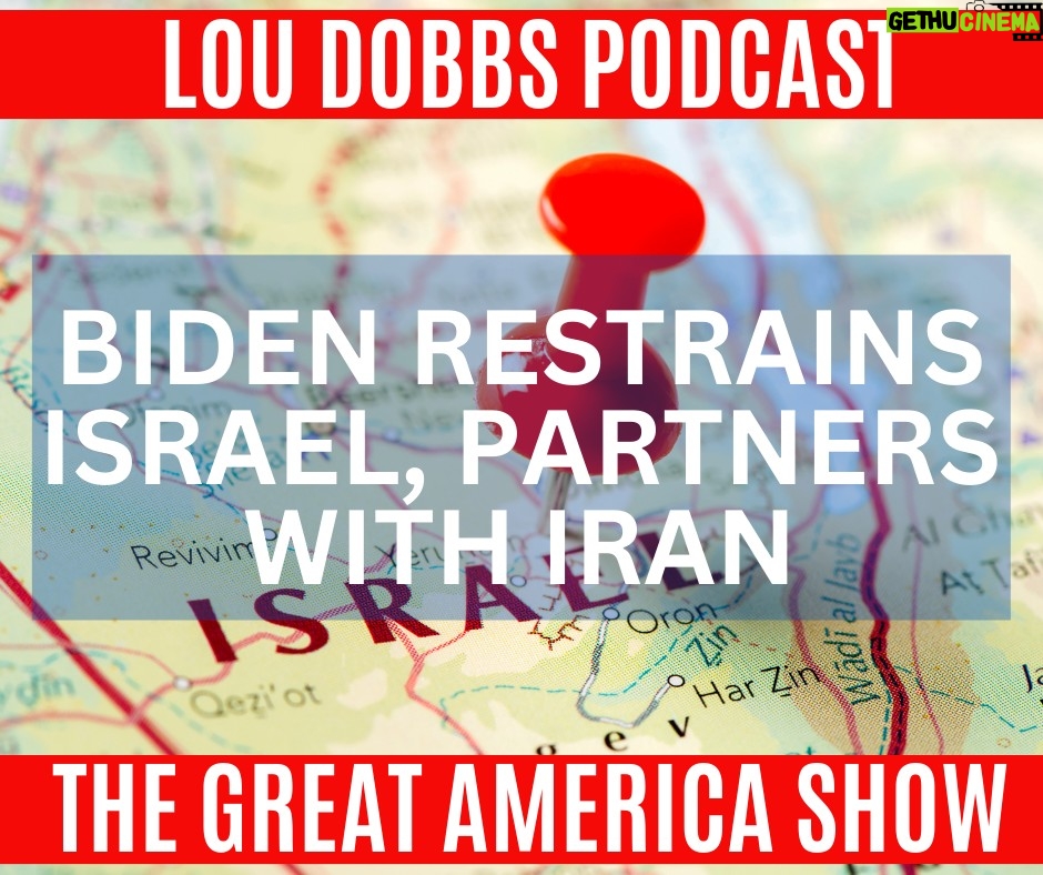 Lou Dobbs Instagram - Lee Smith says the Biden Administration is deploying military assets, both carrier groups and now advisors. This is not to help Israel but to restrain Israel from striking Hezbollah to the north. Join us today on #TheGreatAmericaShow -- LINK IN BIO!
