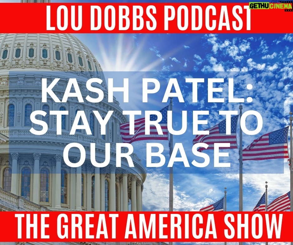 Lou Dobbs Instagram - Kash Patel says it’s going to take someone from outside to come in and run for Speaker. Patel says Devin Nunes would be a good selection but Kash also says Jim Jordan should first be given a fair shot. Join us today on #TheGreatAmericaShow -- LINK IN BIO!
