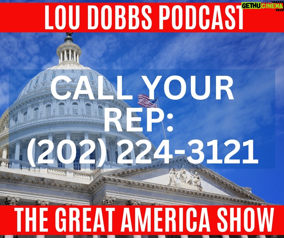 Lou Dobbs Instagram - Tom Fitton says call your Representative Now! We can lose a civilization not just by the revolutionaries in the streets but also by those in position of power who kowtow to them and enable them. Join us on #TheGreatAmericaShow -- LINK IN BIO!