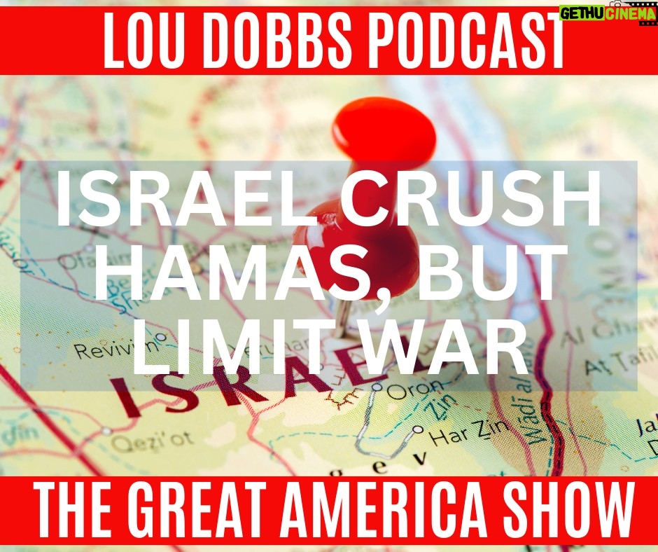 Lou Dobbs Instagram - Col. Doug Macgregor says U.S. should be concerned that the Israelis execute this mission to their satisfaction while at the same time preventing this from becoming a wider war because we limited resources to help. Join us today on #TheGreatAmericaShow -- LINK IN BIO!