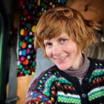 Louise Brealey Instagram - I match my van now. I’m parked in my friend’s drive. They don’t know I’m here. They’re expecting me tomorrow. It’s a big drive. There is a fly in here. Gilbert is sparko. Today has been full of marvels. Cresting the hill down to Robin Hood’s Bay just after dawn, the sea suddenly dark and grand. Following the bright river of road across the moors, rusty bracken, grass brighter green because it’s wet, the way a pebble is before you get it home. A sudden thought. The last time I drove the roads to the beach, I was going to my mama. And I belted out Country Roads all the way. That fly is going to be very annoying. He’s quiet and then he buzzes again, just as you’ve forgotten he’s there. He’s a big fucker. Warkworth, Northumberland