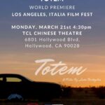 Luca Tartaglia Instagram – I’m happy to share that my short TOTEM has been selected to premiere at the TCL Chinese Theatre in occasion of the @losangelesitalia film festival. Thanks to @pascalvicedomini, founder and producer of the festival, and his team. 
Monday, March 21st 4:30pm. Save the date.
DM if you’d like to attend. 

#totem #totemshortfilm #tclchinesetheatre #losangelesitalia #losangelesitaliafilmfestival #hollywood Hollywood