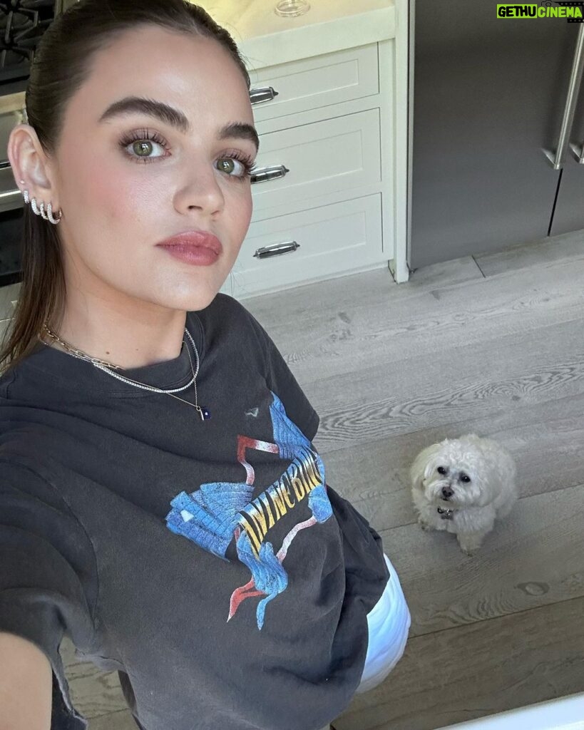 Lucy Hale Instagram - crystals and axes and cuties