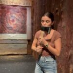 Lucy Hale Instagram - crystals and axes and cuties