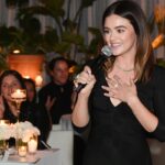 Lucy Hale Instagram - An honor to toast my angel @kdeenihan for her @variety & @armanibeauty 2023 Makeup Artistry Beauty Innovator Award ♥️ Kels, this is so deserved and I have loved every moment of watching your brilliance, cheering you on, and growing alongside you all of these years. You are about as good as it gets. @kristin_ess @brittanykleslie @erinwalshstyle @giorgioarmani @jenmeyerjewelry @carasoin