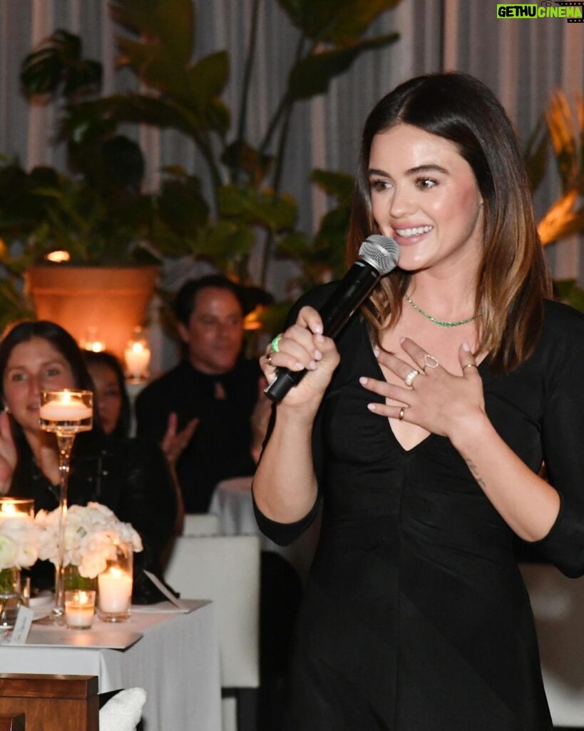 Lucy Hale Instagram - An honor to toast my angel @kdeenihan for her @variety & @armanibeauty 2023 Makeup Artistry Beauty Innovator Award ♥️ Kels, this is so deserved and I have loved every moment of watching your brilliance, cheering you on, and growing alongside you all of these years. You are about as good as it gets. @kristin_ess @brittanykleslie @erinwalshstyle @giorgioarmani @jenmeyerjewelry @carasoin