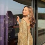 Madalsa Sharma Instagram - Soaking the winter sun while soaked in gold💛☀️ Styled by - @camy1411 Saree by - @soshaibysofi Blouse by - @artisanalseparates Jewellery by -@ijewels . . . . #reels #reelsinstagram #madalsasharma #kavya #videooftheday #instadaily #instavideo #instagood #instamood #mood #trending #trendingreels #reelitfeelit #reelkarofeelkaro #reeloftheday #reelit #love #actorslife