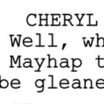 Madelaine Petsch Instagram - mayhap: one of cheryl’s favorite words to use meaning maybe or perhaps 🧚🏻‍♀️