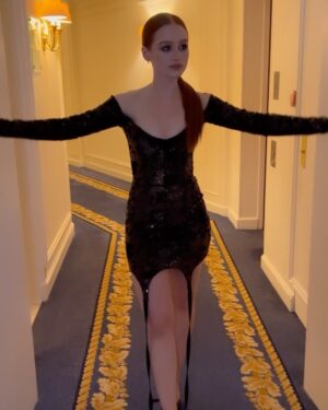 Madelaine Petsch Instagram - swipe to see the girls in paris @balmain