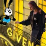 Madelaine Petsch Instagram - so excited to share the @givenchy x @disney campaign !! with the cutest special guest Oswald the Lucky Rabbit 🐰🖤