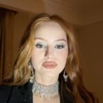 Madelaine Petsch Instagram - a night out with @swarovski 💎 @skims #SWAROVSKIxSKIMS #Swarovski