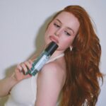 Madelaine Petsch Instagram - happy and healthy hair thanks to @marianilastockholm true soft line 🫧 🤍 #ichoosefriendly
