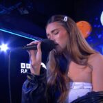 Madison Beer Instagram - @bbcradio1 live lounge day 🤍🩹🤍