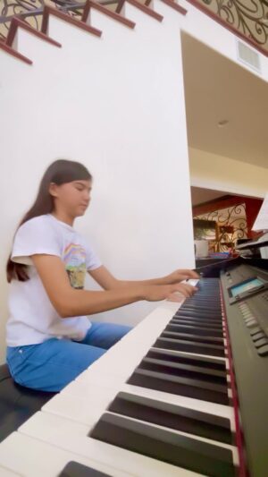 Madison Taylor Baez Instagram - When I'm not singing and acting I'm working on my piano and other musical instruments. 
#singer #singers #singersongwriter #musician #actor #actress