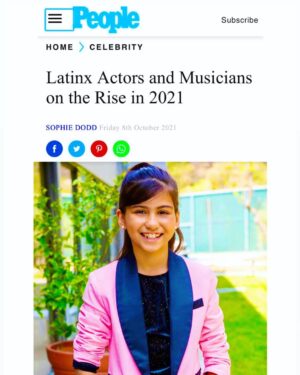 Madison Taylor Baez Instagram - How cool is this!! People Magazine called me a Musical Powerhouse and Actress on the rise. So Honored and Blessed.
.
#peoplemagazine #actorslife  #youngselenanetflix #singers #selena #selenanetflix #schullerkids #selenaquintanilla #tvactor #tvactress #madisonbaezmusic #followme #schullertalent #youngselenanetflix  #topvocalist #tiktok #selenatheseries #kidsofinstagram #actress #actor