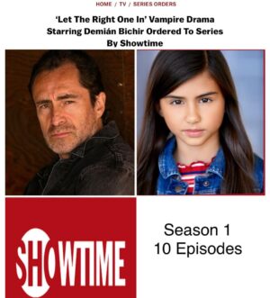 Madison Taylor Baez Instagram - I am excited to announce that my pilot for the showtime series “Let The Right One In” has been picked up and is going to series with 10 episodes in season 1. I am starring as Vampire Eleanor Kane along with Academy Award Nominated Actor Demian Bichir who plays my father. I am so happy for the whole cast and everyone involved it’s going to be a incredible show. 
.
#actorslife  #showtimeseries #youngselenanetflix #singers #selena #selenanetflix #schullerkids #selenaquintanilla #tvactor #tvactress #madisonbaezmusic #followme #schullertalent #youngselenanetflix  #topvocalist #tiktok #selenatheseries #kidsofinstagram #actress #actor