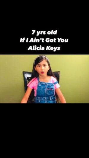 Madison Taylor Baez Instagram - 7 yrs old singing @aliciakeys "If I Ain't Got You" I was so little but I had the Soul.
#singer #singers #aliciakeys #ifiaintgotyoucover #actor #kidsinger
